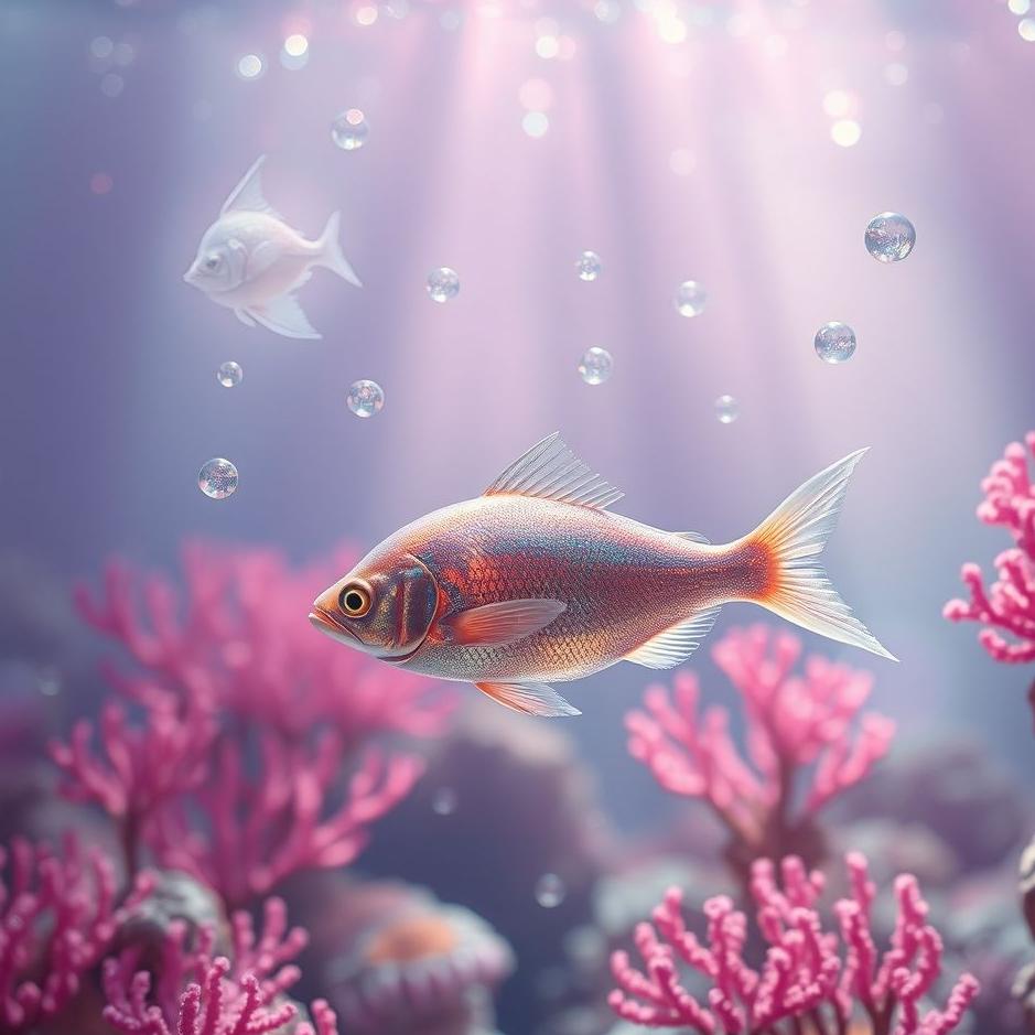Dream : Playing fish in a dream
