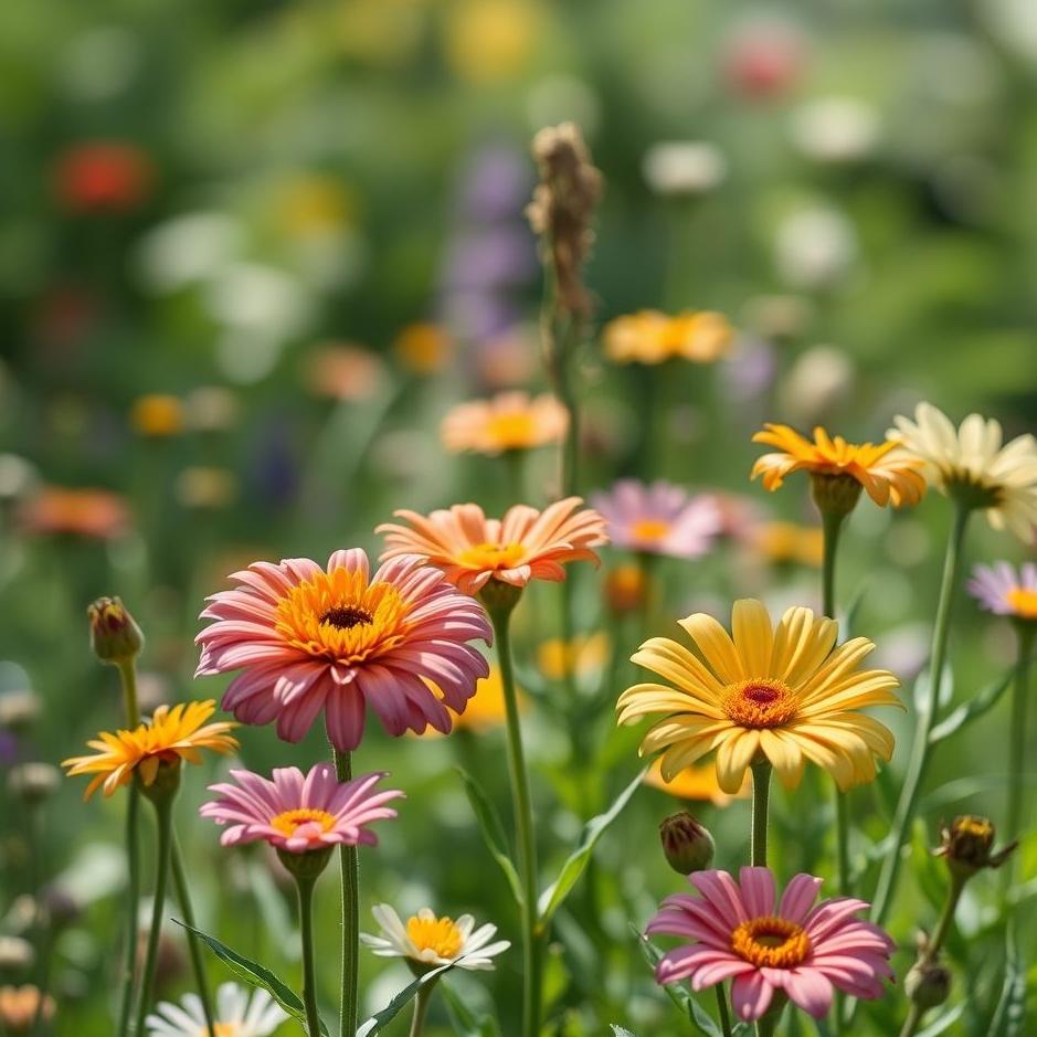 Dream : Playing flowers from the garden in the dream