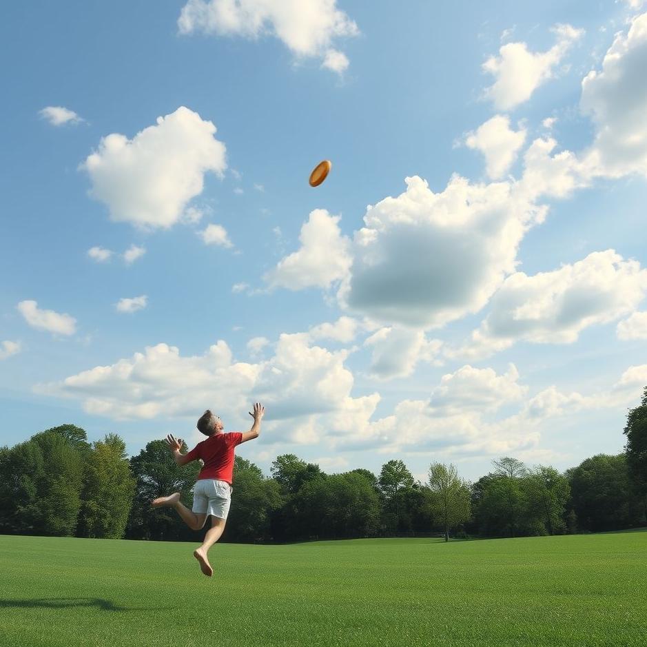 Dream : Playing frisbee in a dream