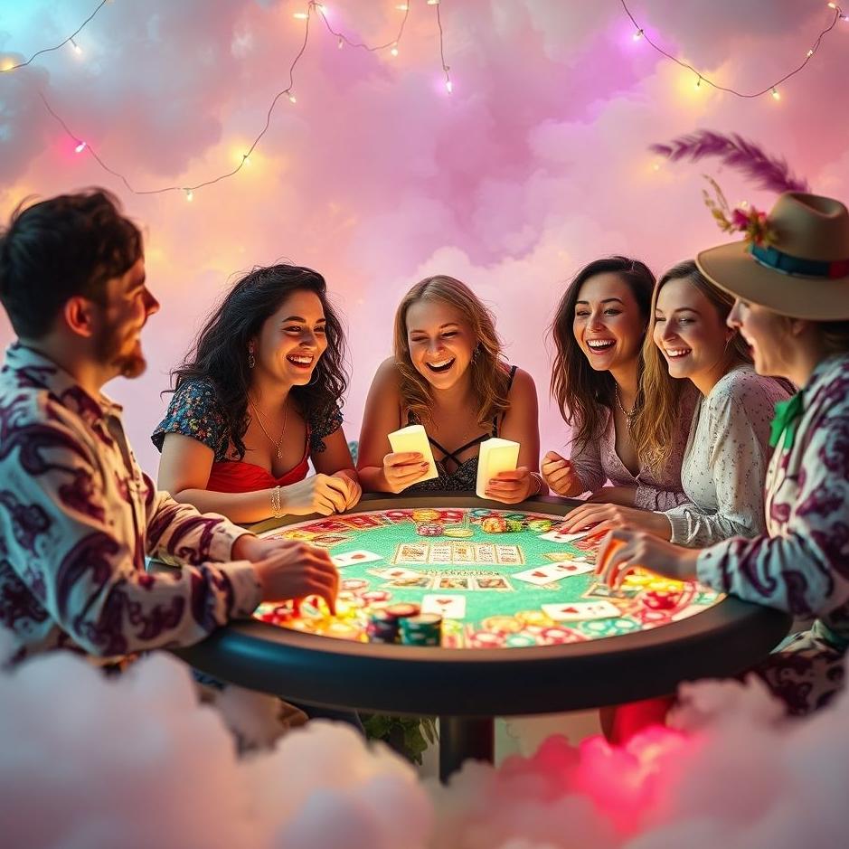 Dream : Playing gambling with friends in the dream