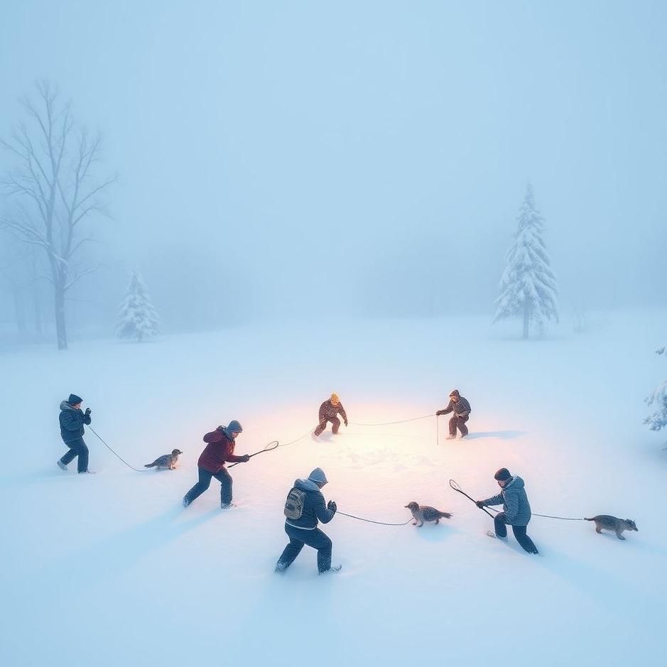 Dream : Playing games on snow in a dream
