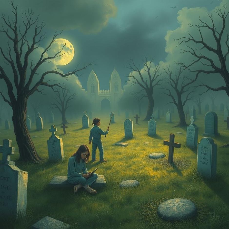 Dream : Playing in a cemetery in a dream