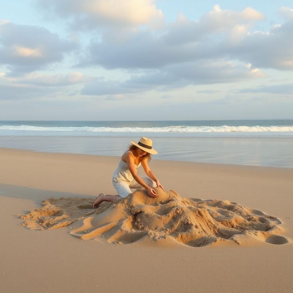 Dream : Playing in the sand in a dream