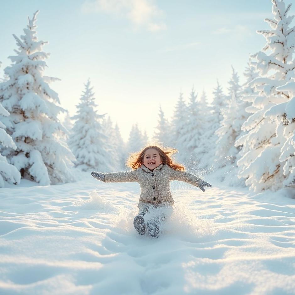 Dream : Playing in the snow in a dream