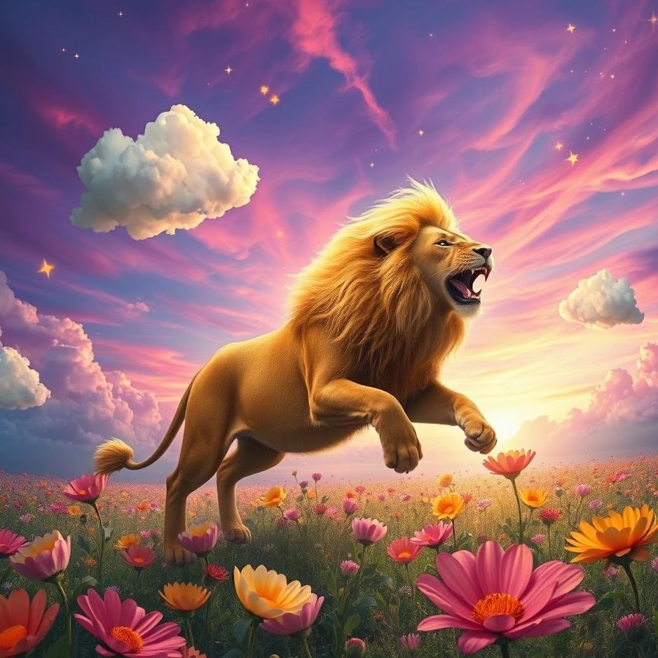 Dream : Playing lion in the dream