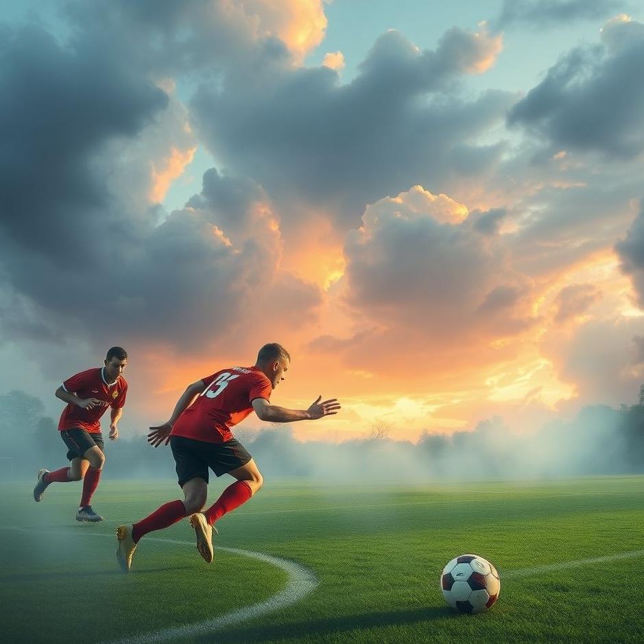 Dream : Playing on a football team in a dream