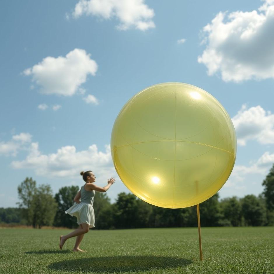 Dream : Playing plastic ball in a dream