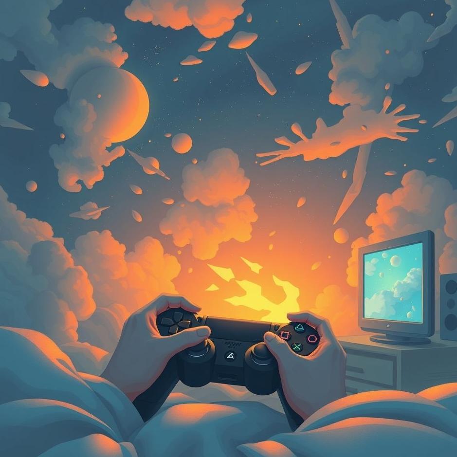 Dream : Playing playstation in a dream