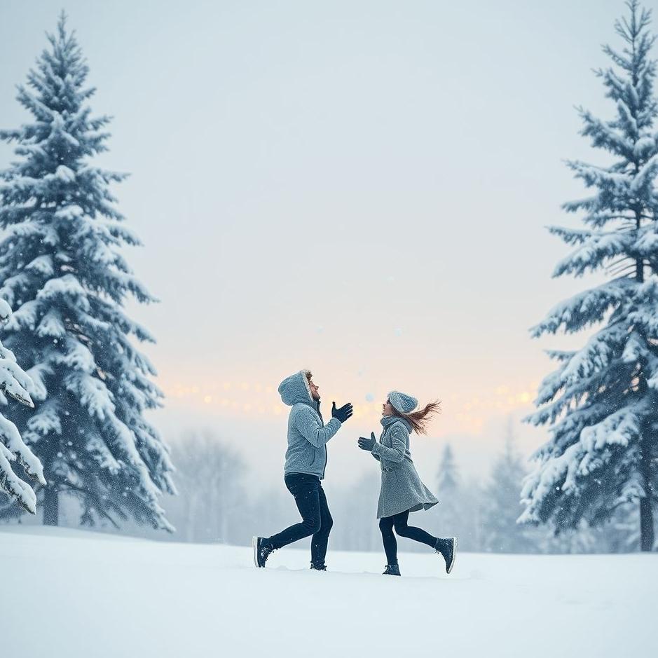 Dream : Playing snow with an ex-lover in a dream