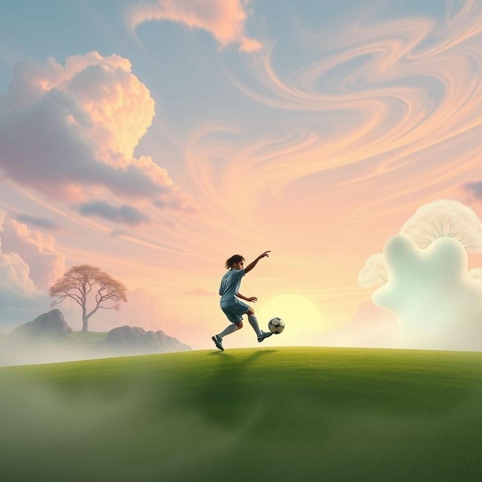 Dream : Playing soccer in a dream