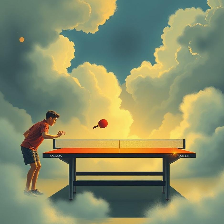 Dream : Playing table tennis in a dream