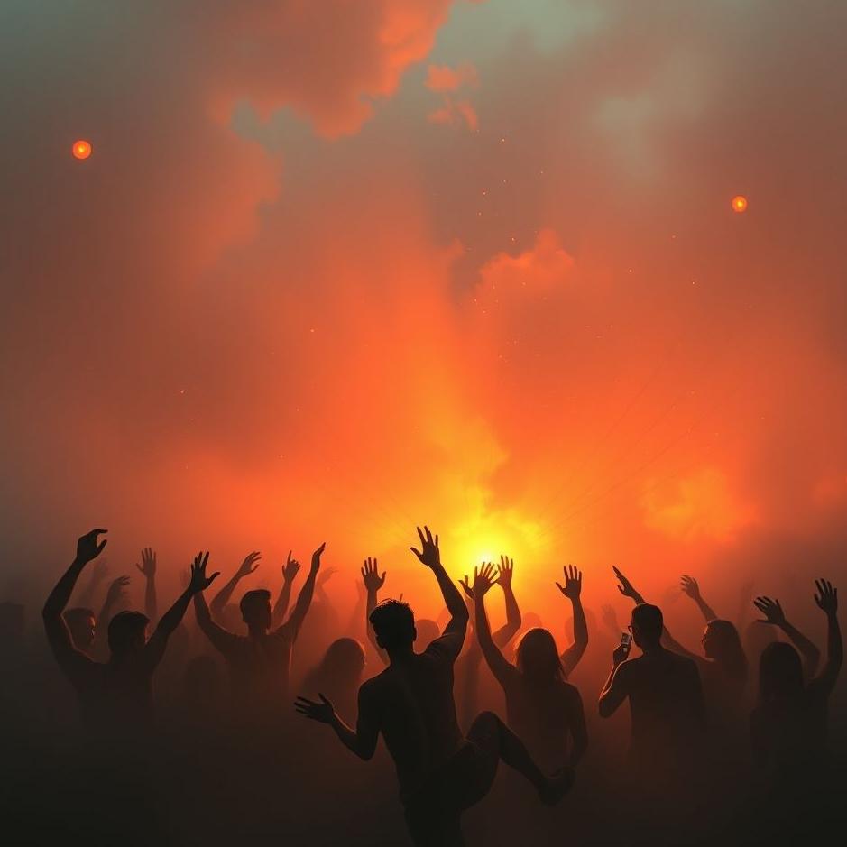 Dream : Playing with a crowd in a dream