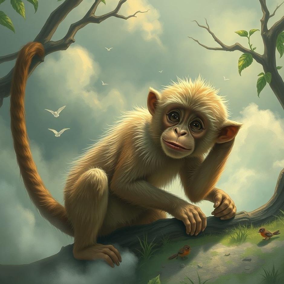 Dream : Playing with a monkey in a dream