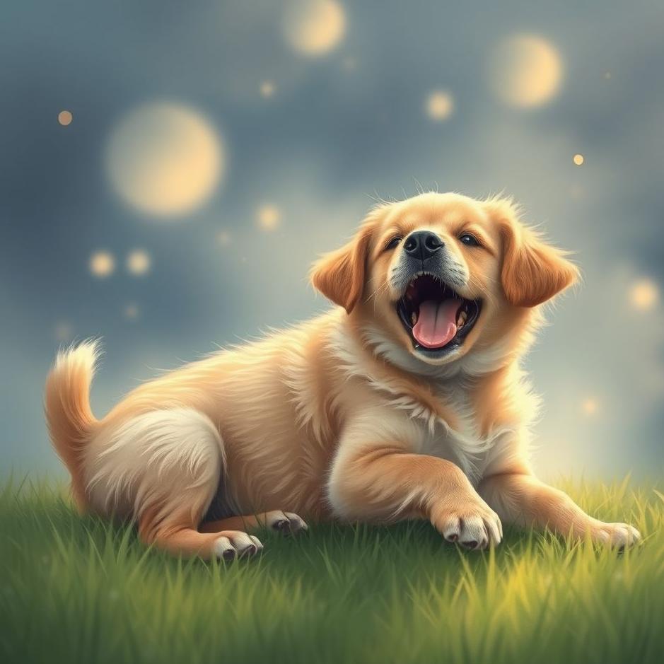 Dream : Playing with a puppy in a dream