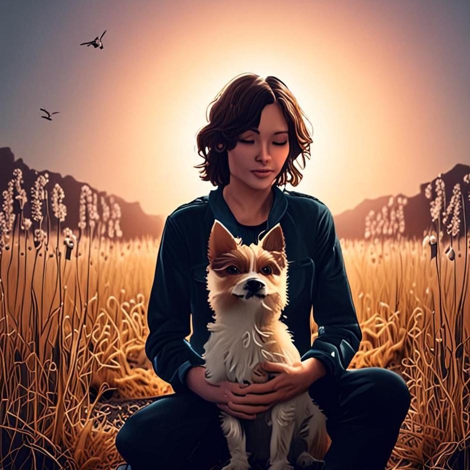 Dream : Playing with a small dog in a dream