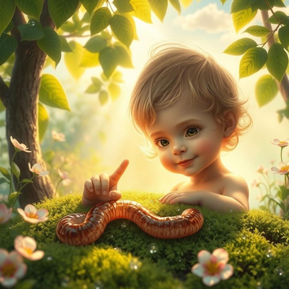 Dream : Playing with a worm in a dream