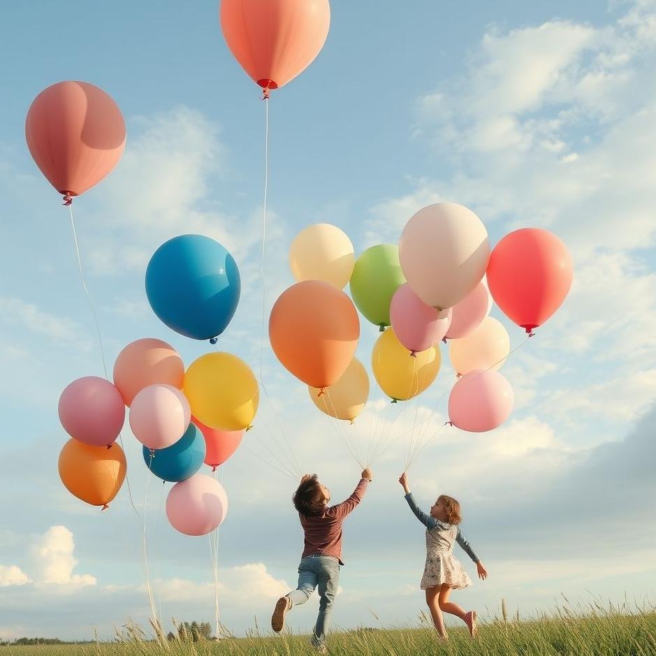 Dream : Playing with balloons in the dream