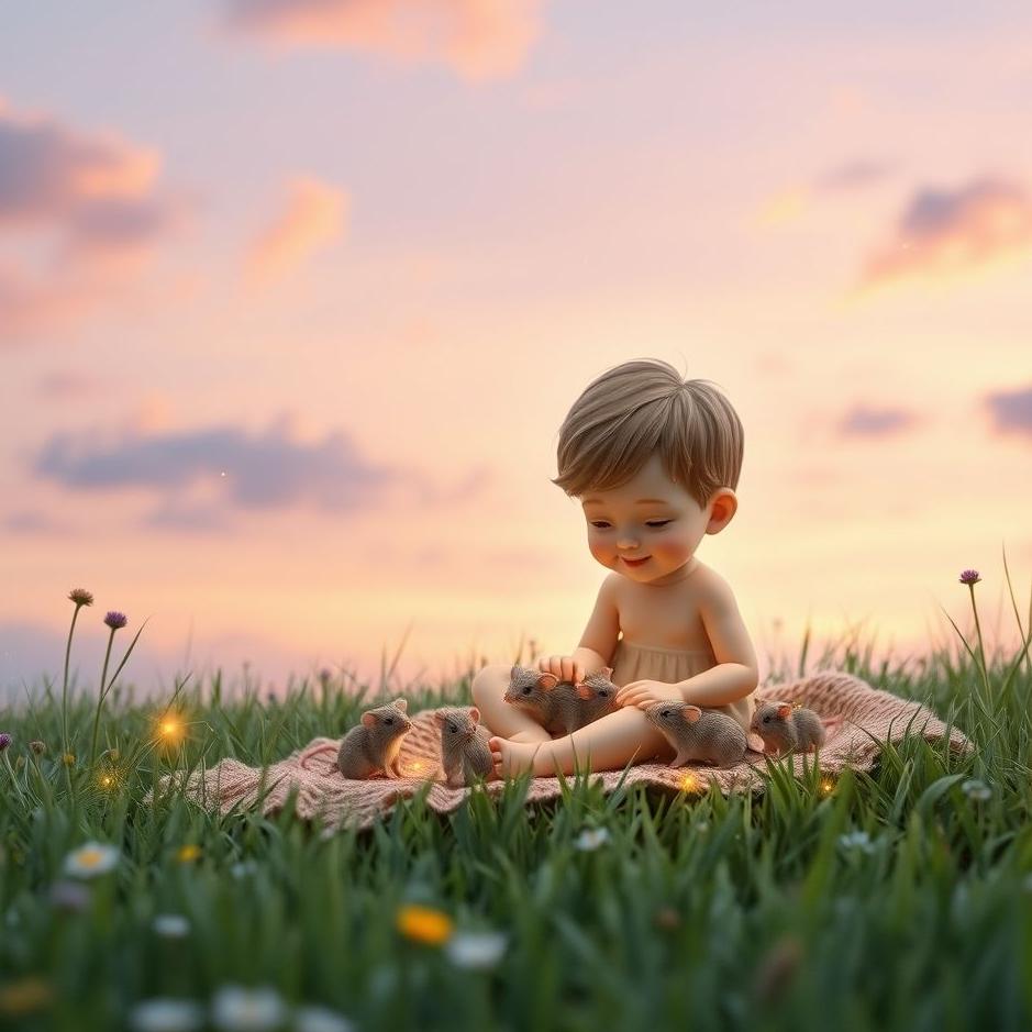 Dream : Playing with mice in a dream