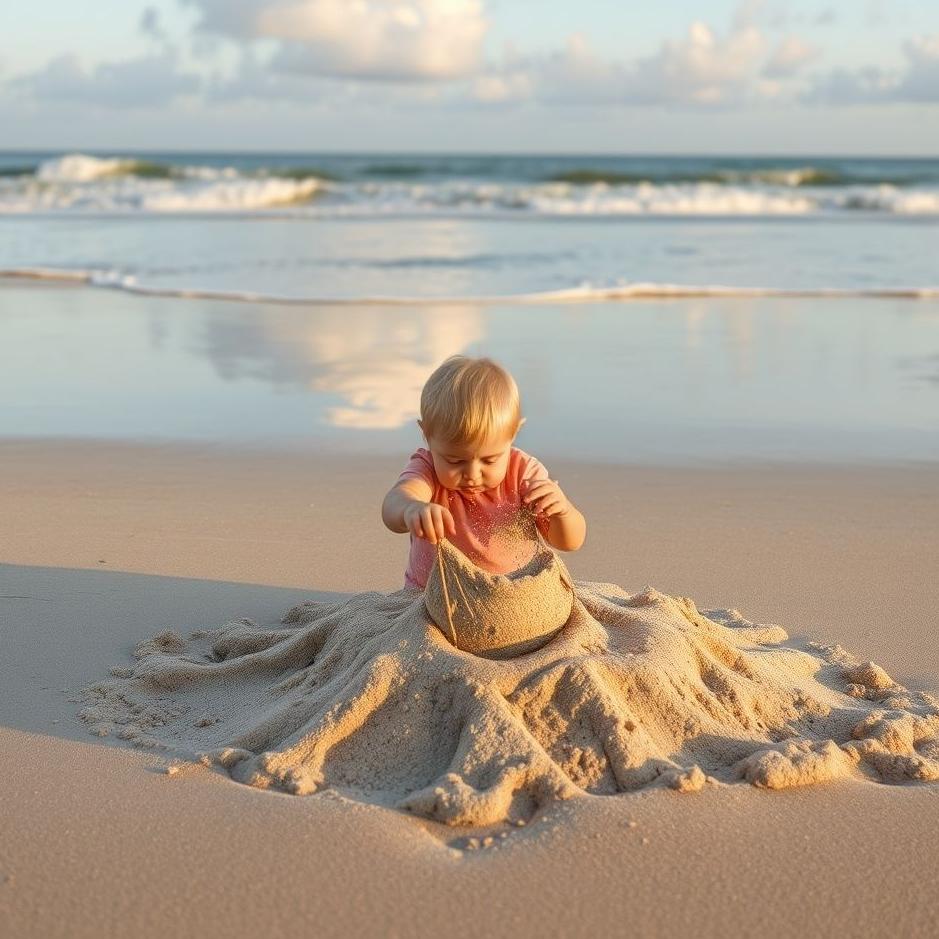 Dream : Playing with sand in a dream