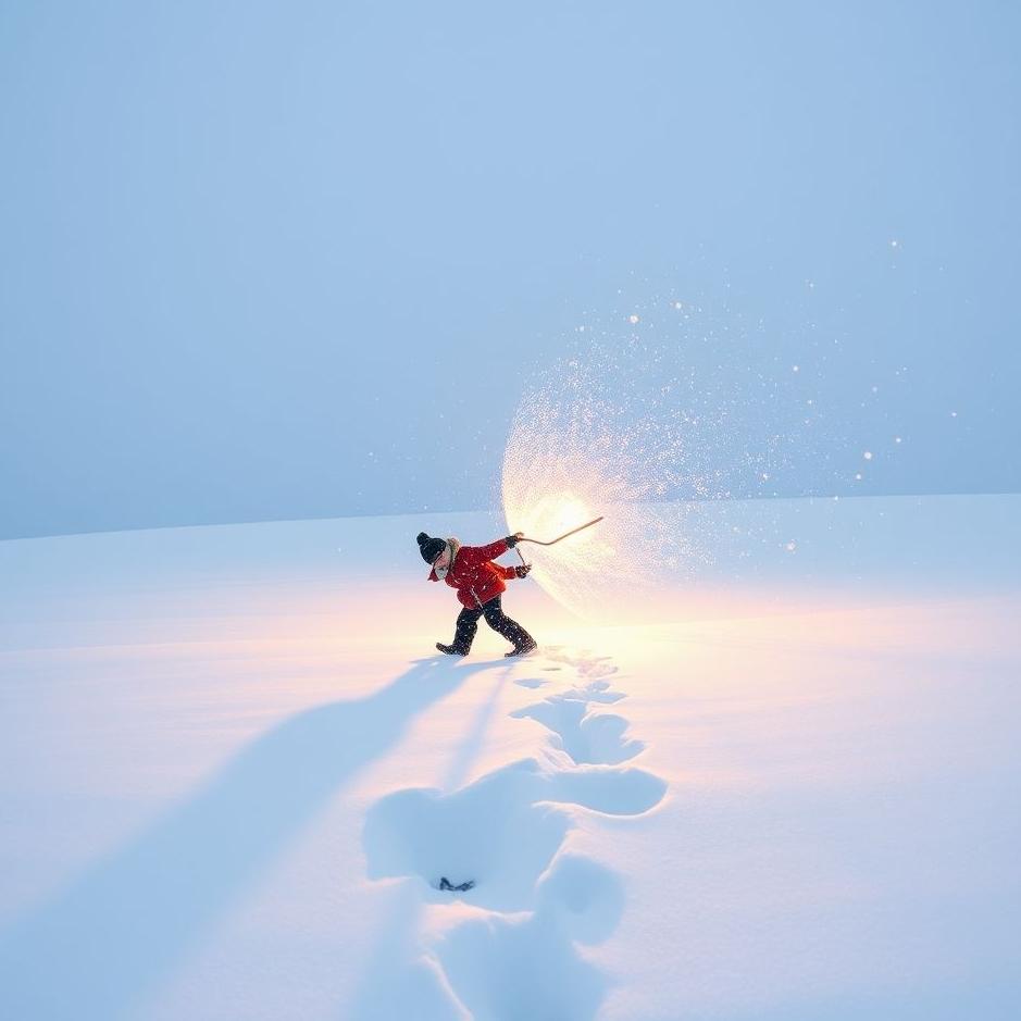 Dream : Playing with snow in a dream