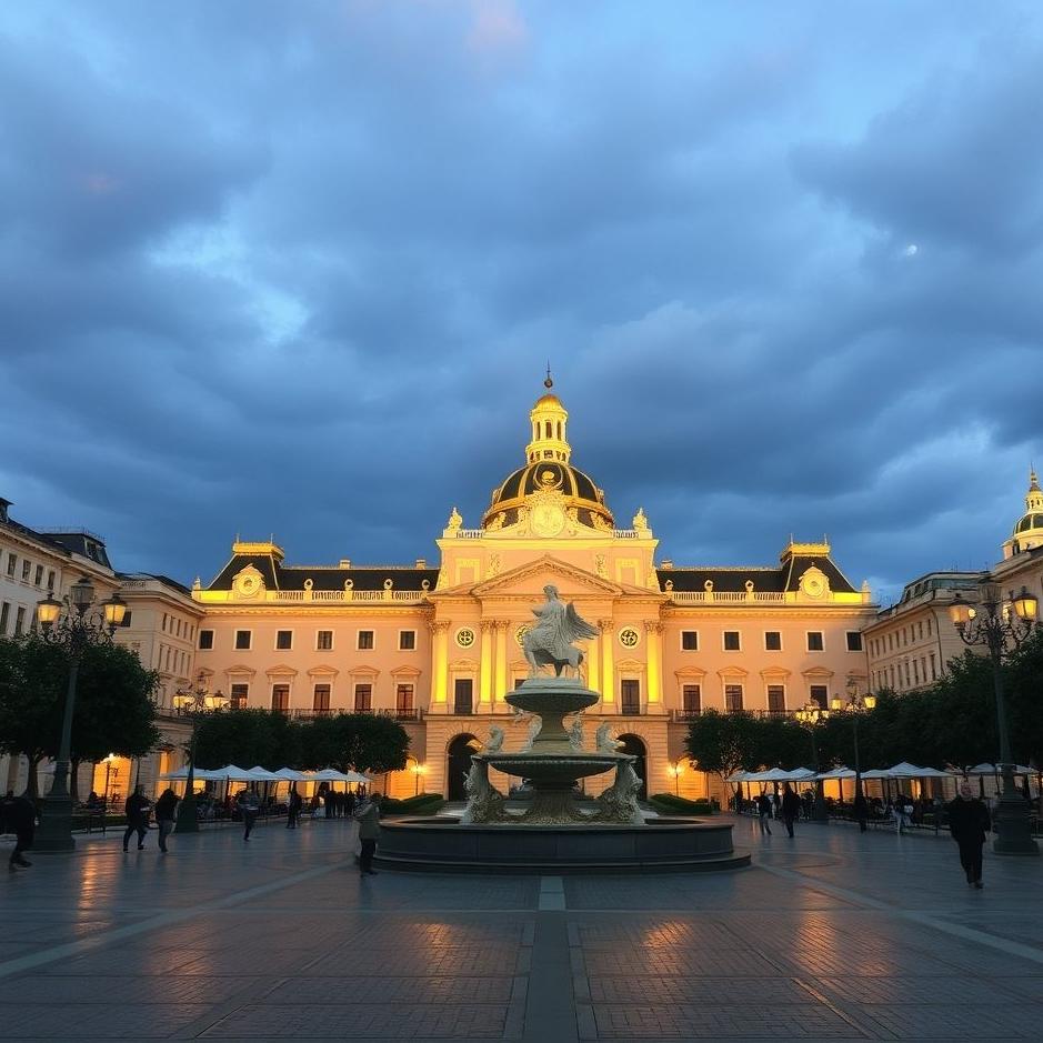 Dream : Plaza in a dream