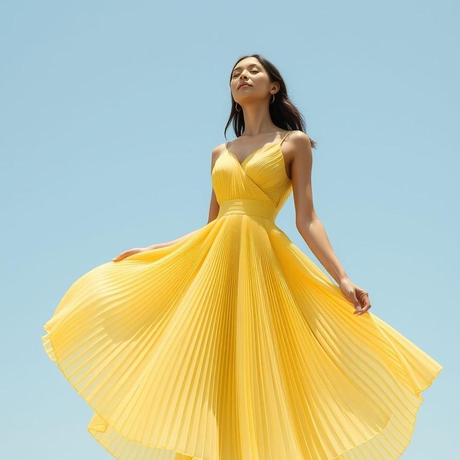 Dream : Pleated dress in a dream