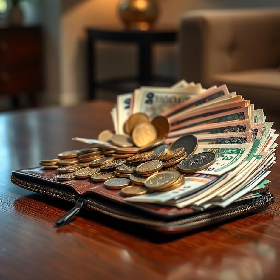 Dream : Plenty of money in the wallet 