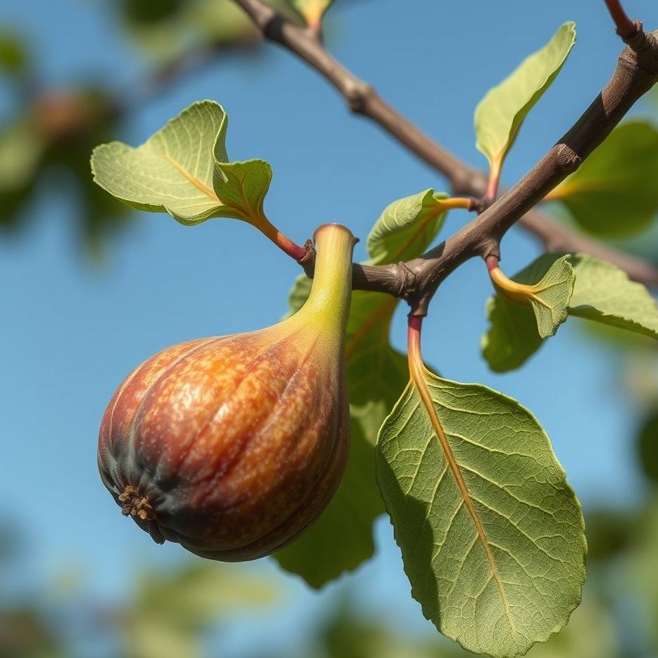 Dream : Plucking a fig from its branch in a dream