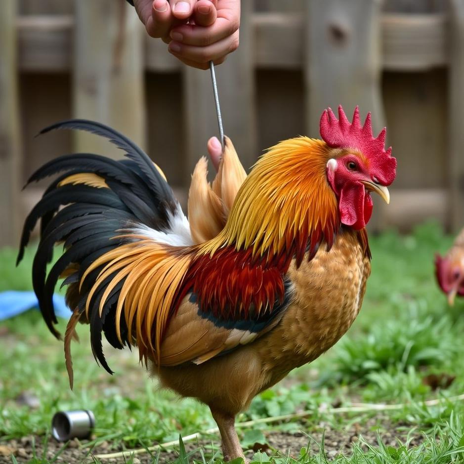 Dream : Plucking a rooster