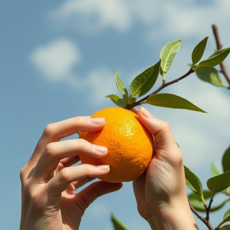 Dream : Plucking a tangerine in a dream