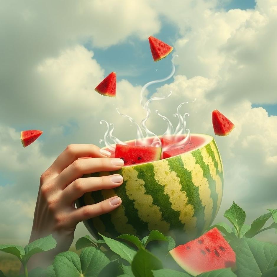 Dream : Plucking a watermelon in a dream