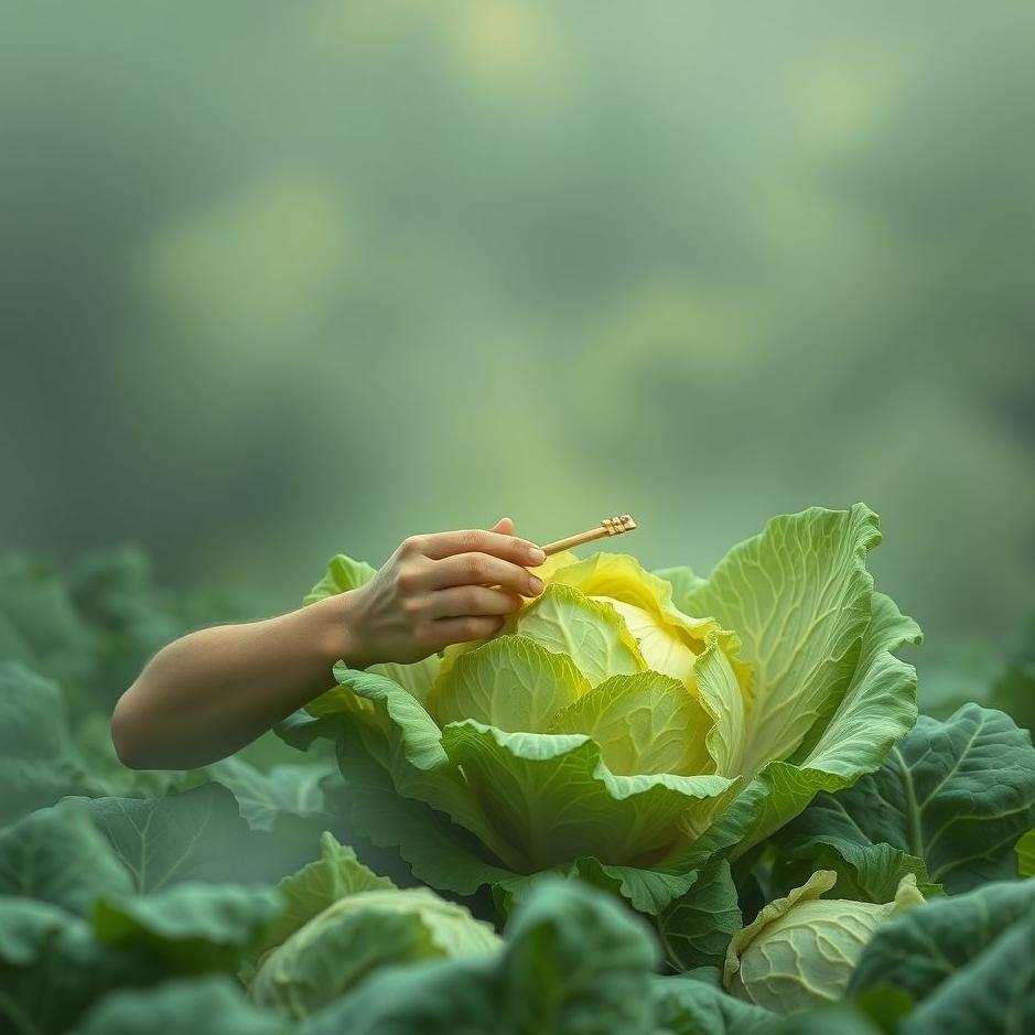 Dream : Plucking cabbage in a dream
