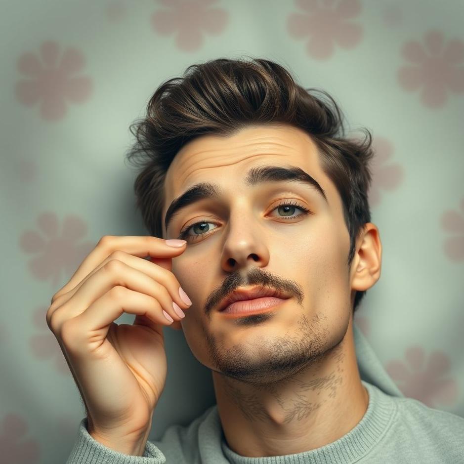 Dream : Plucking eyebrows and moustache in a dream
