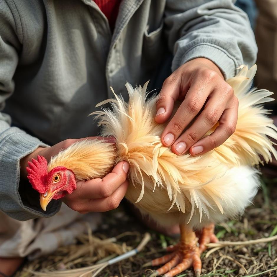 Dream : Plucking live chicken feathers 