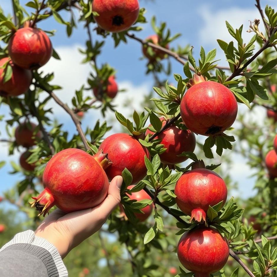 Dream : Plucking pomegranates in a dream