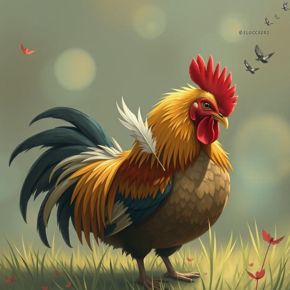 Dream : Plucking rooster feathers in a dream