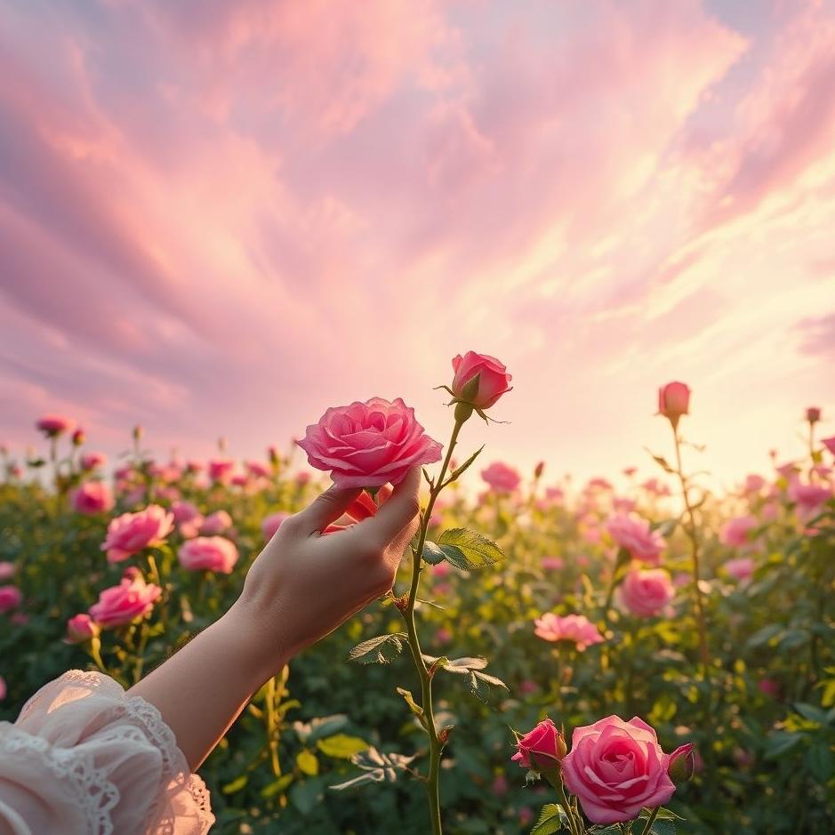 Dream : Plucking roses in a dream