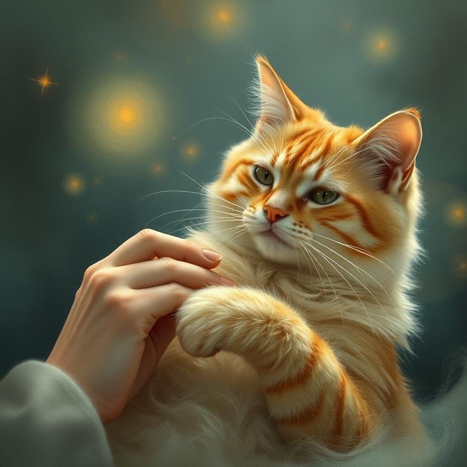 Dream : Plucking the cat's fur in a dream