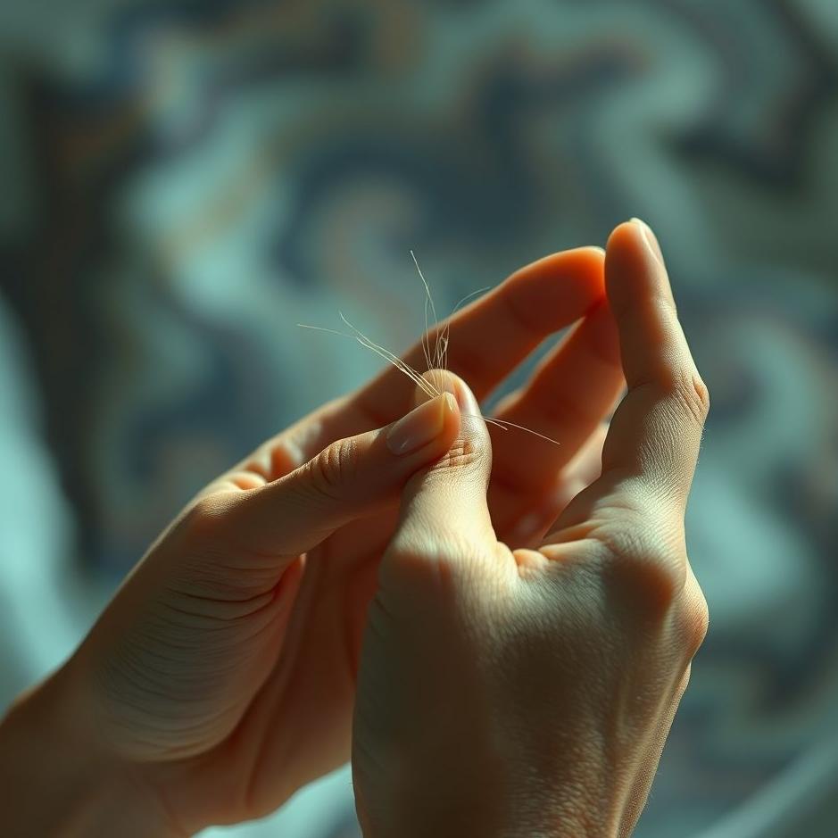 Dream : Plucking the ends of your hair in a dream