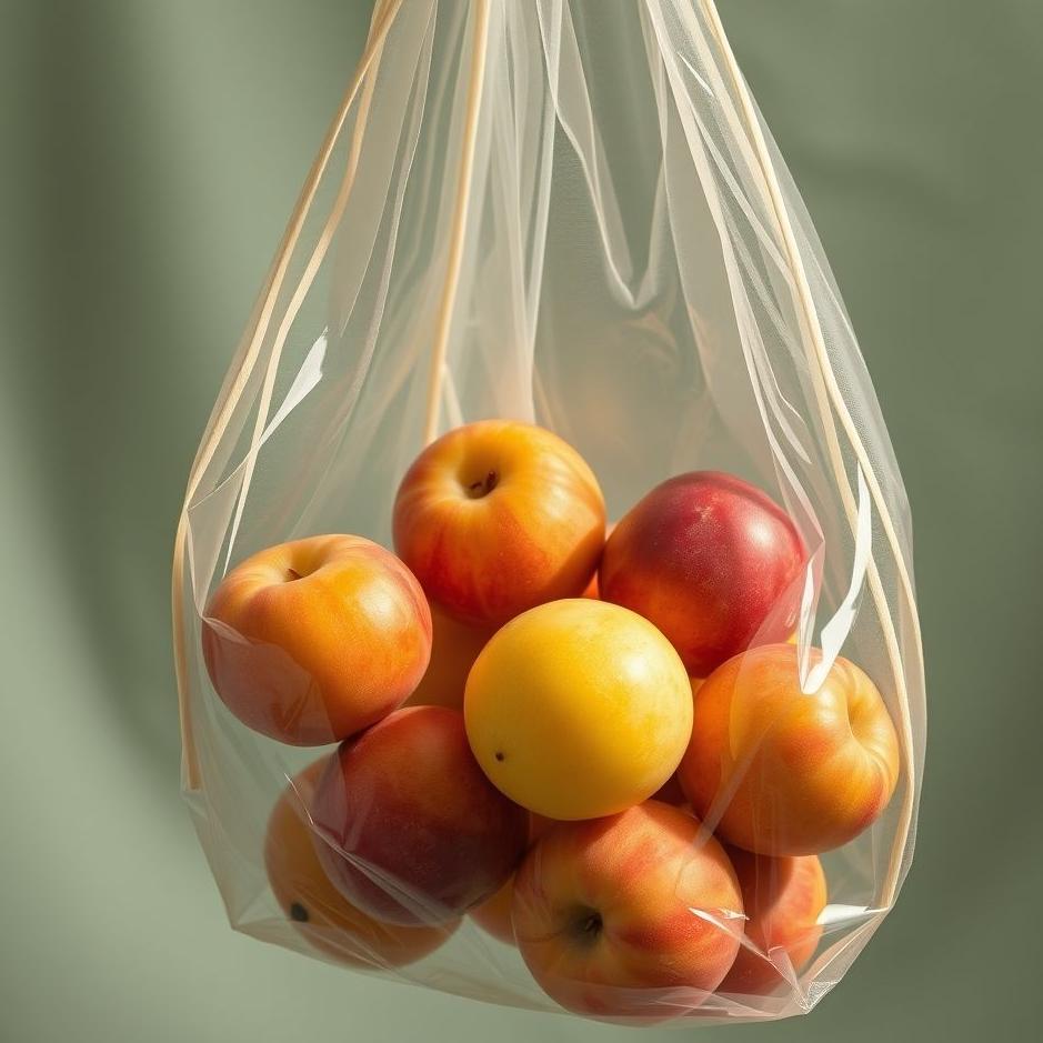 Dream : Plums in a bag in a dream