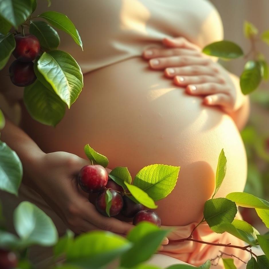 Dream : Plums while pregnant in a dream