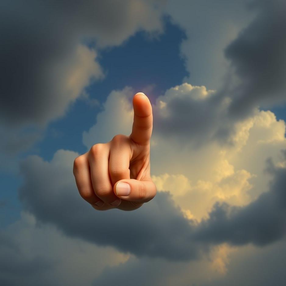 Dream : Pointing with a finger in a dream