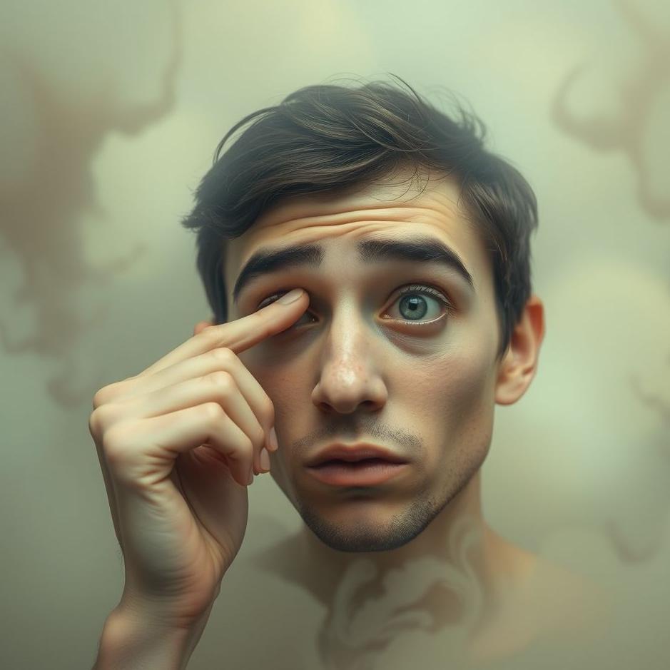 Dream : Poking your finger in your eye in a dream