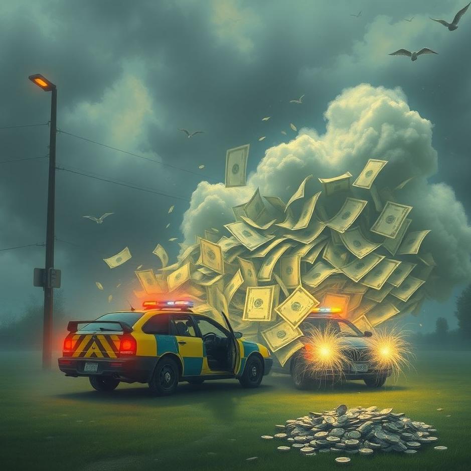 Dream : Police and money in a dream