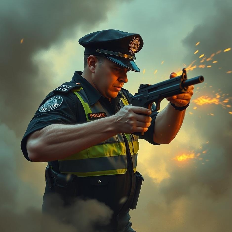 Dream : Police officer and fighting in a dream