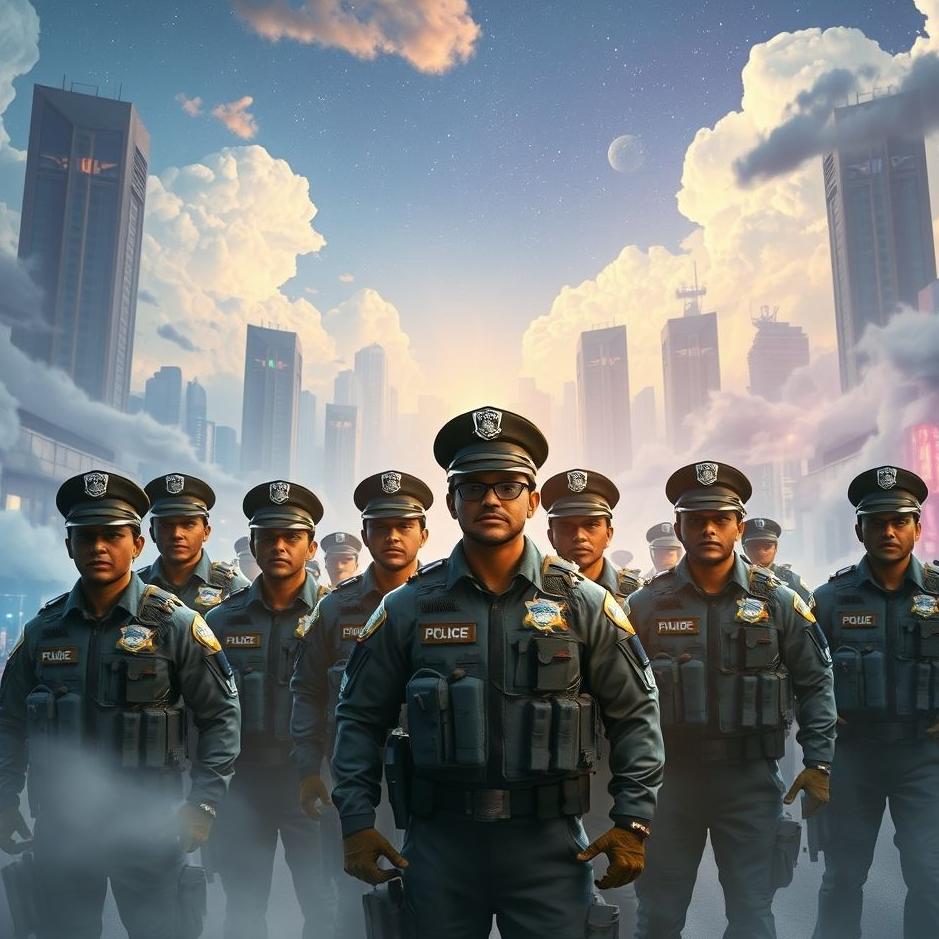 Dream : Police team in a dream