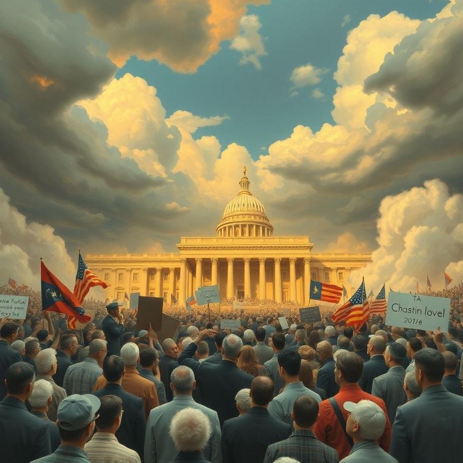 Dream : Political crowd in a dream