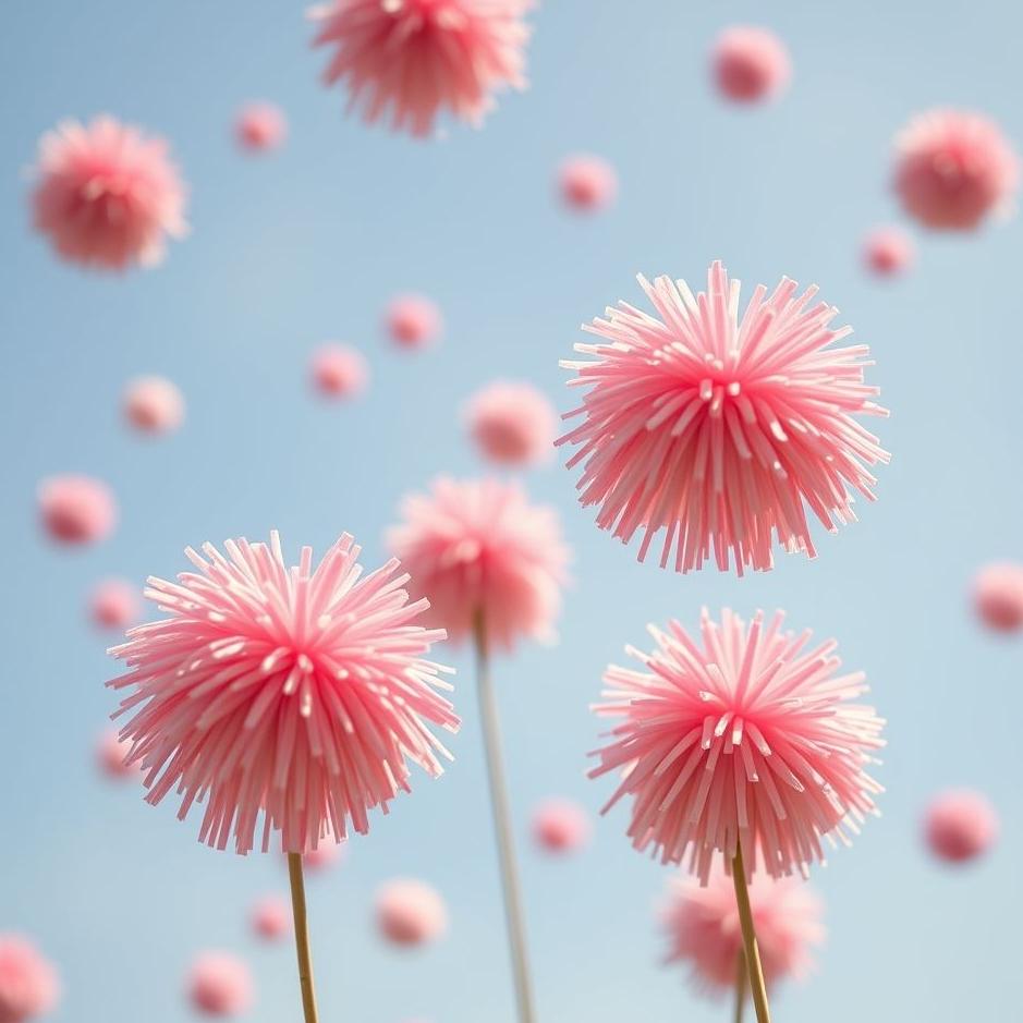 Dream : Pom-poms in a dream