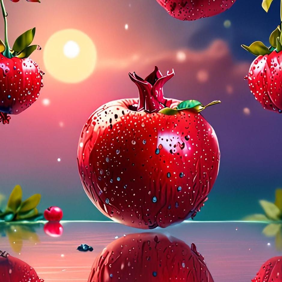 Dream : Pomegranate and apple in a dream
