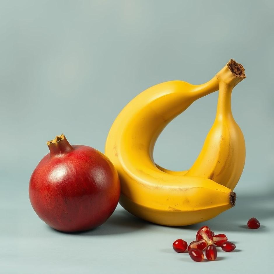 Dream : Pomegranate and banana in a dream